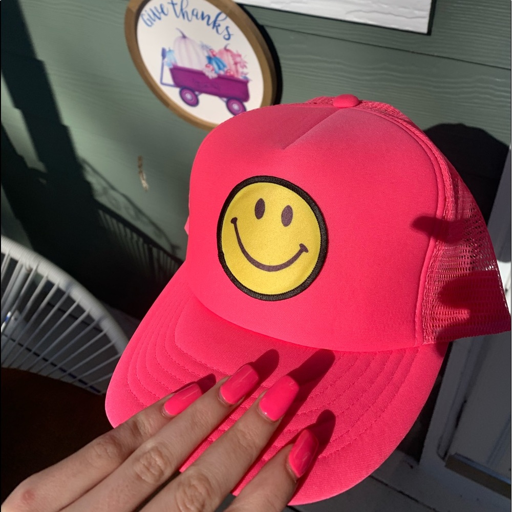 Smiley Face Trucker Hat